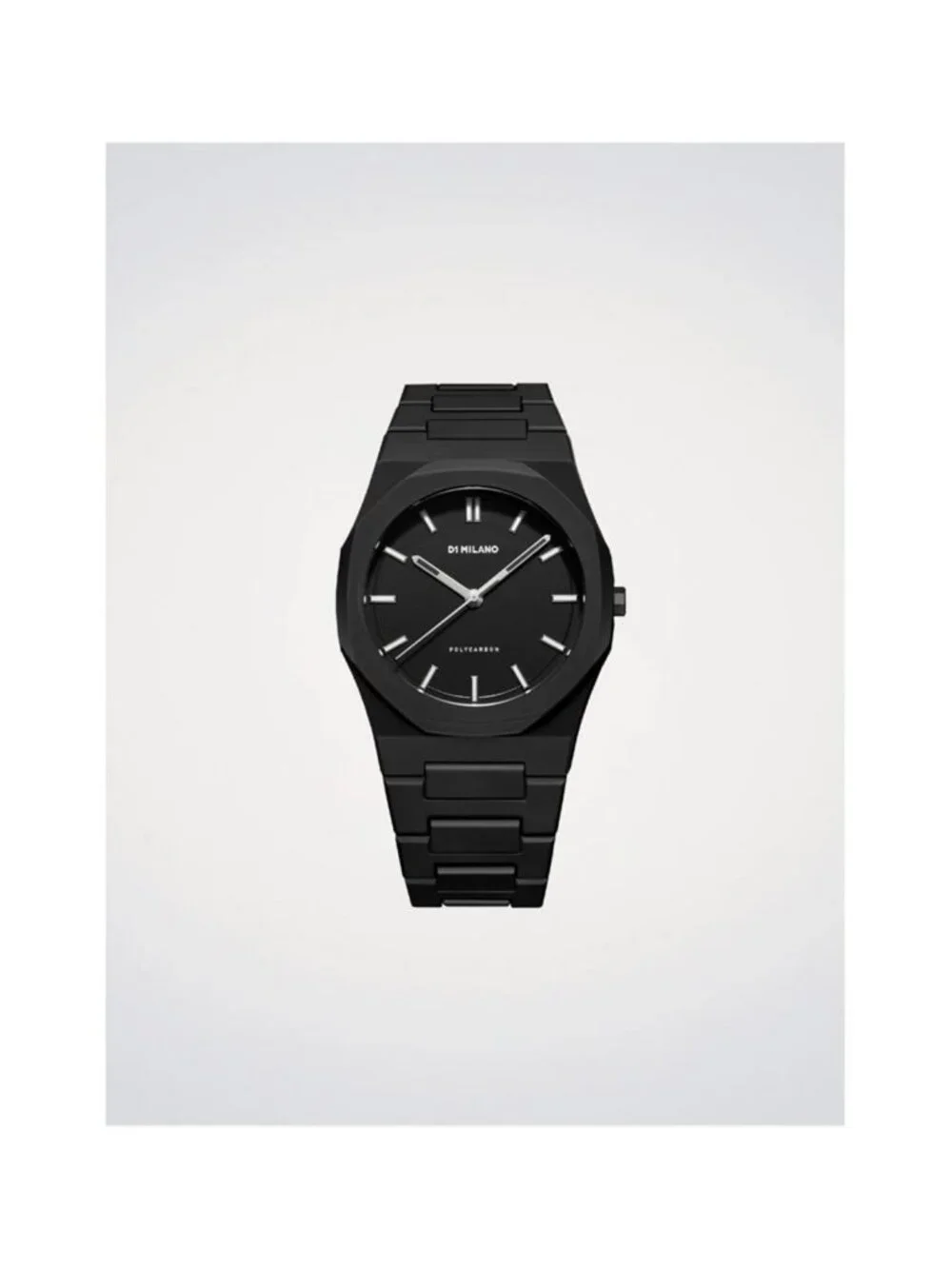NWT D1 Milano Core Quartz Black Dial Men's Watch